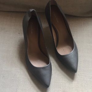 Gray Calvin Klein heels